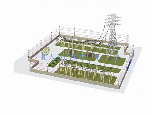 變電站周界防護解決方案_拓天電子圍欄廠家